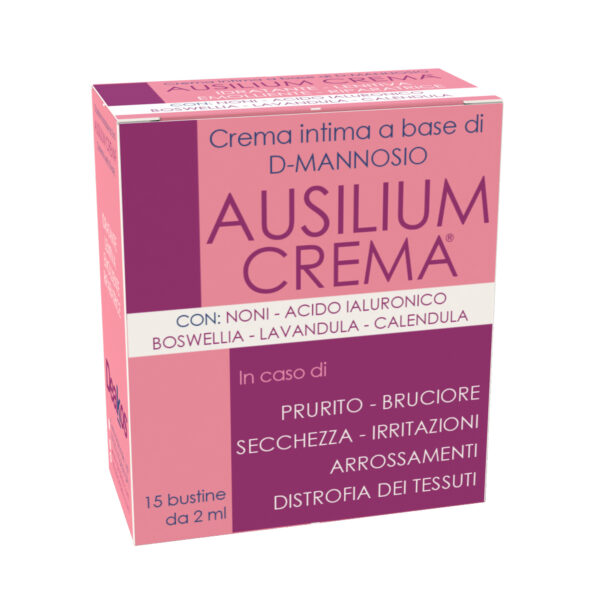 AUSILIUM CREMA BUSTINE D-Mannosio, Morinda citrifolia, Acido ialuronico D-Mannosio, Morinda citrifolia, Acido ialuronico