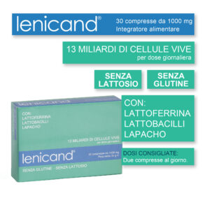 LENICAND Integratore alimentare con Lattoferrina - 30 compresse