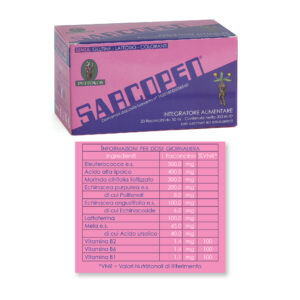 SARCOPEN Integratore alimentare con Acido alfa-lipoico e Lattoferrina - 20 flaconcini
