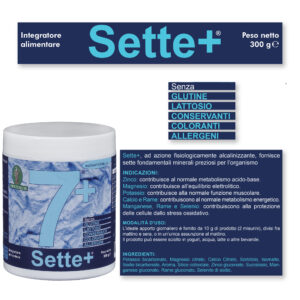 SETTE + Integratore alimentare con 7 fondamentali minerali - 300 g