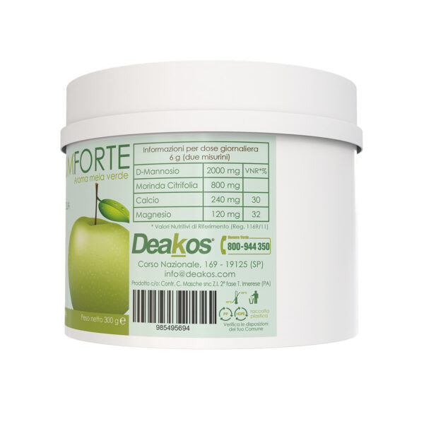 AUSILIUM FORTE 300 G - AROMA MELA VERDE Integratore alimentare con D-Mannosio - 100 dosi