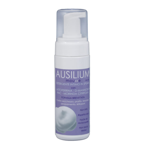 AUSILIUM MOUSSE Detergente intimo con D-Mannosio - 150 ml