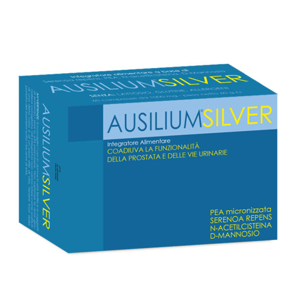 AUSILIUM SILVER Integratore alimentare con Serenoa e PEA - 60 compresse