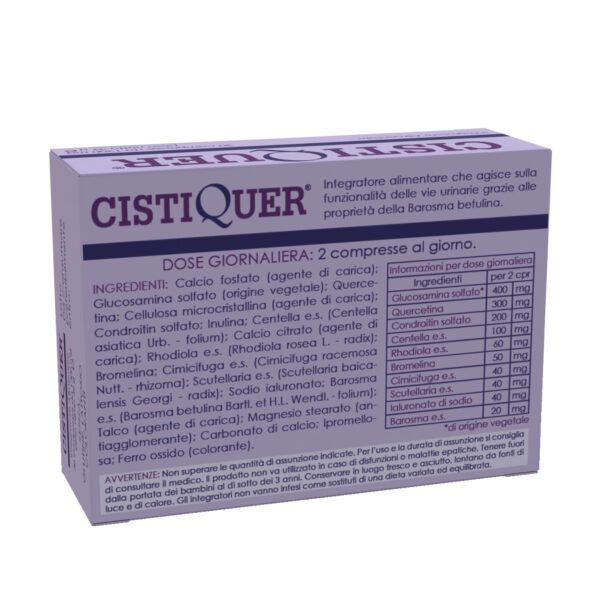 CISTIQUER Integratore alimentare con Quercetina - 30 compresse
