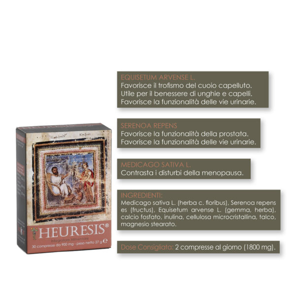 HEURESIS Integratore alimentare con Serenoa - 30 compresse