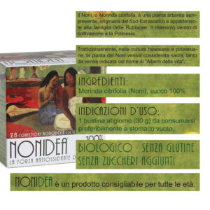 NONIDEA SUCCO Integratore alimentare con Morinda citrifolia - 28 drink monodose